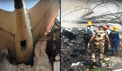 Hindistan'da korkunç kaza! 242 kişiden kurtulan yok