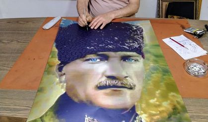 Eskişehirli rölyef sanatçısından yeni eser