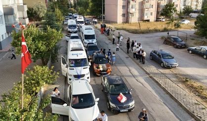 Eskişehir'de bu konvoyu gören bir daha baktı!