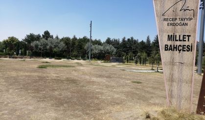 Eskişehir'deki millet bahçesinin son hali içler acısı!