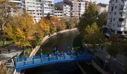 Eskişehir’de sonbahar renkleri kartpostallık manzaralar oluşturdu