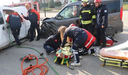 Eskişehir'de vatandaş ağzı açık izledi: Film setlerini aratmadı