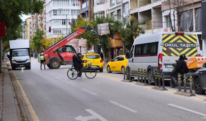 Eskişehir’de trafik çilesi! İnşaat çalışması metrelerce kuyruk oluşturdu