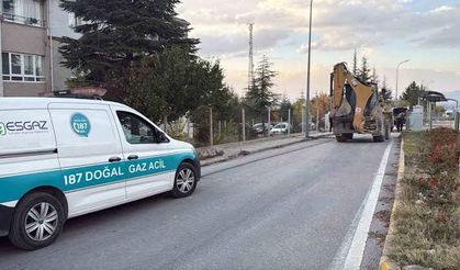 Eskişehir’de doğalgaz sızıntısı giderildi