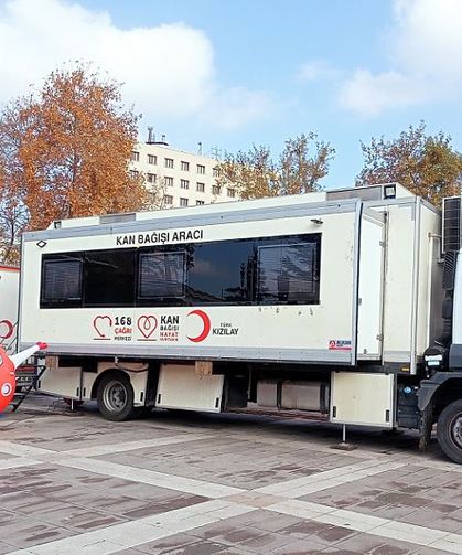 Eskişehir'de mobil kan aracı hizmette!