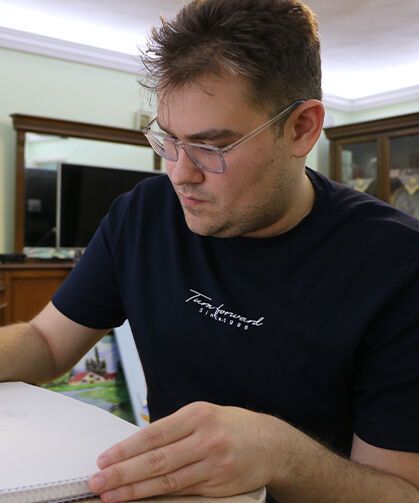 Eskişehir'de otizmli gencin yeteneği hayran bırakıyor