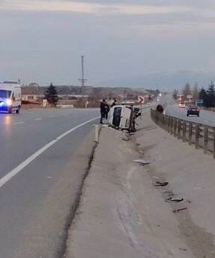 Afyon'da trafik kazası: 5 kişi yaralandı!