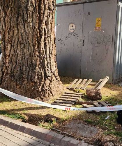 Hamamyolu’nda kırılan çit için güvenlik önlemi alındı