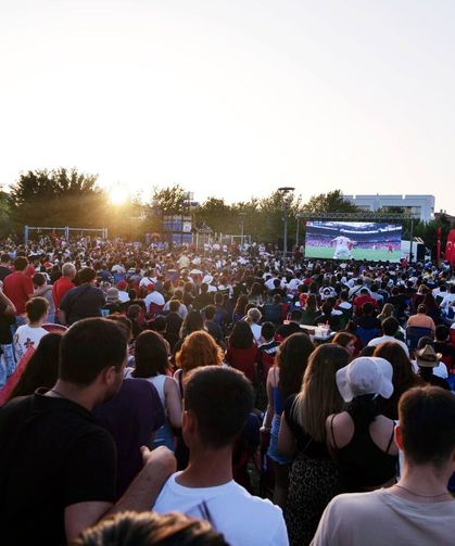 Eskişehirliler milli maçı dev ekrandan takip edecek