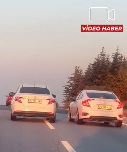 Eskişehir trafiğinde tehlikeli anlar: Kameralara anbean yansıdı
