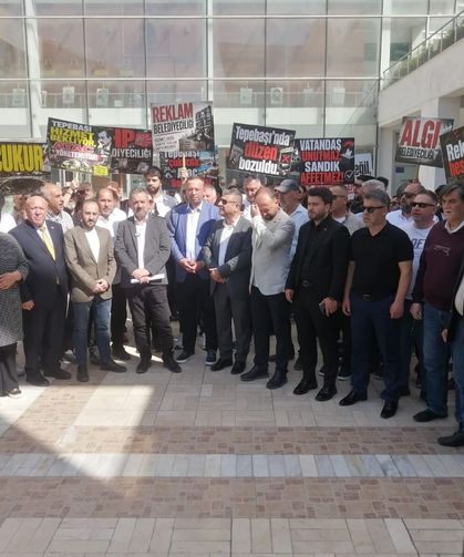 AK Partili üyelerden Tepebaşı Belediyesi’ne protesto