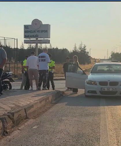 Eskişehir’de otomobil ile motosiklet çarpıştı: 1 yaralı