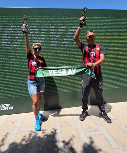 Eskişehirli atletlerden Konya’da çifte madalya