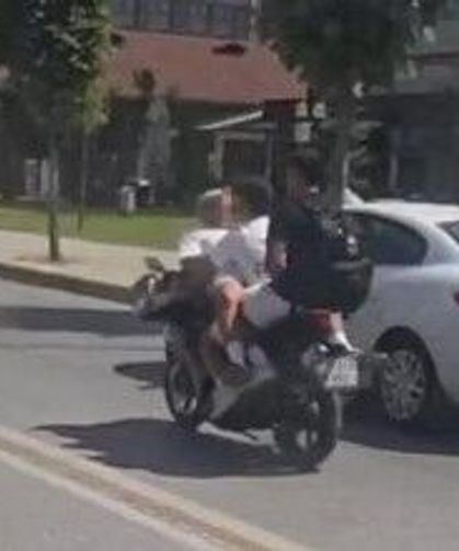 Eskişehir trafiğinde tehlikeyle burun buruna!