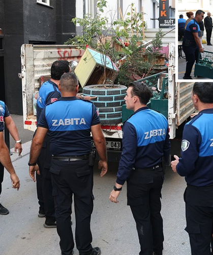 Tepebaşı’nda kaldırımlara işgal engeli