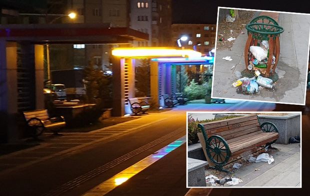 Eskişehir'in merkezinde 'Yazıklar olsun!' dedirten görüntü