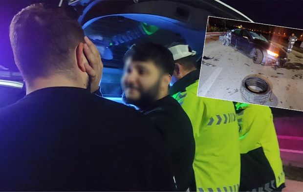 Eskişehir'de lüks araç hurdaya döndü: İlginç ifade