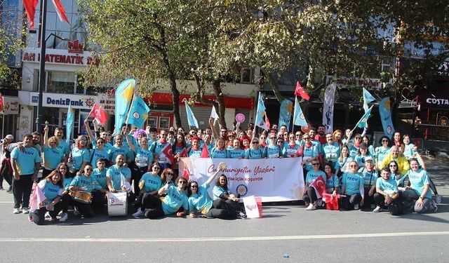 Cumhuriyetin yüzleri eğitim için koşuyor
