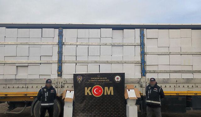 Eskişehir'de sigara kaçakçılarına büyük operasyon: 15 Milyon...