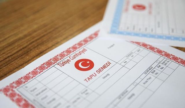 Ev alacaklar dikkat: Tapu eğer bu renkteyse...