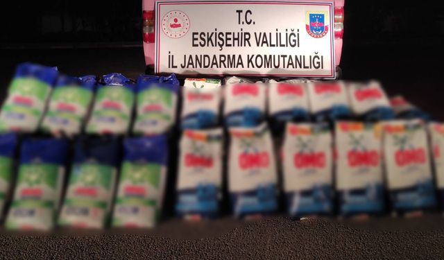 Eskişehir'de binlerce kilo sahte deterjanı piyasaya sürecekti