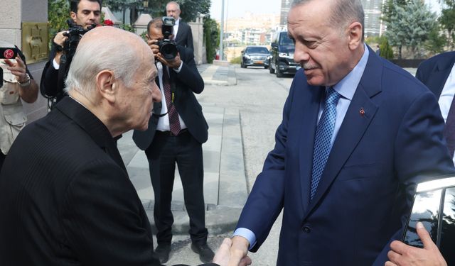 Cumhurbaşkanı Erdoğan'dan Devlet Bahçeli'ye ziyaret