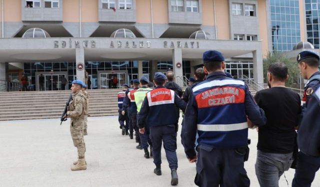 Edirne'de sınır hattında 7 terörist yakalandı!