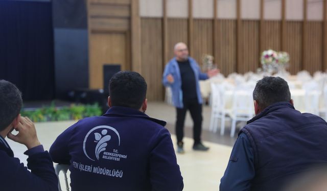 Denizli'de belediye personelineiş güvenliği eğitimi!