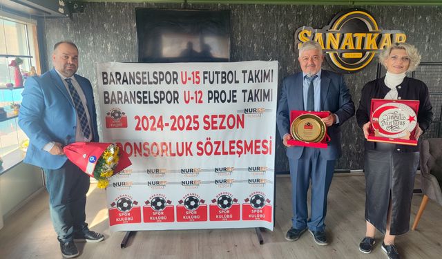 Baranselspor’dan anlamlı sponsorluk anlaşması