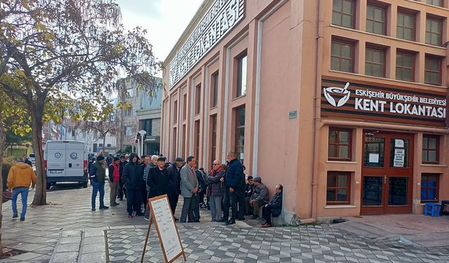 Eskişehir Kent Lokantasına talep yoğun...