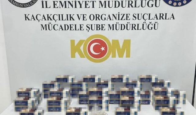 10 bin adet kaçak makaron ele geçirildi!