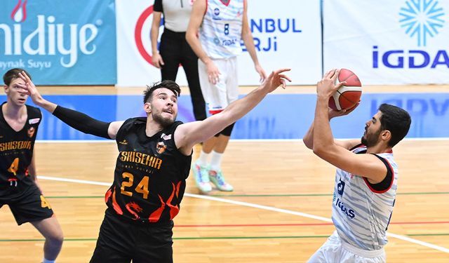 Eskişehir takımından basketbolda peş peşe 7'inci galibiyet