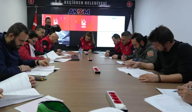 Keçiören Belediyesi personeline afet farkındalık eğitimi