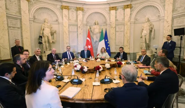 Türkiye-İtalya zirvesi Roma’da başladı