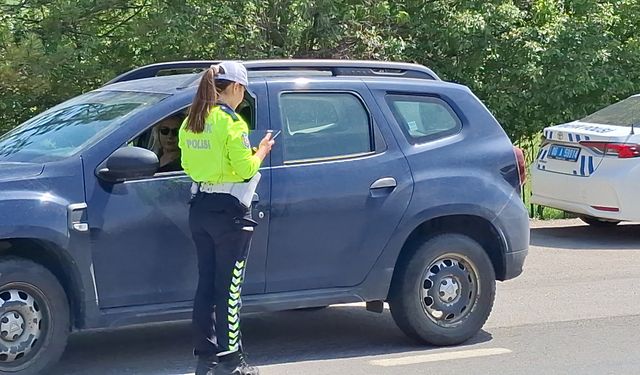 Trafik güvenliği için Beypazarı'nda yoğun denetim