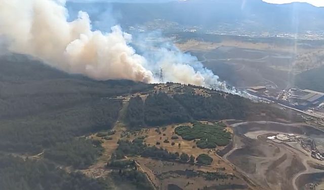 Aliağa'da yangın kontrol altına alındı!