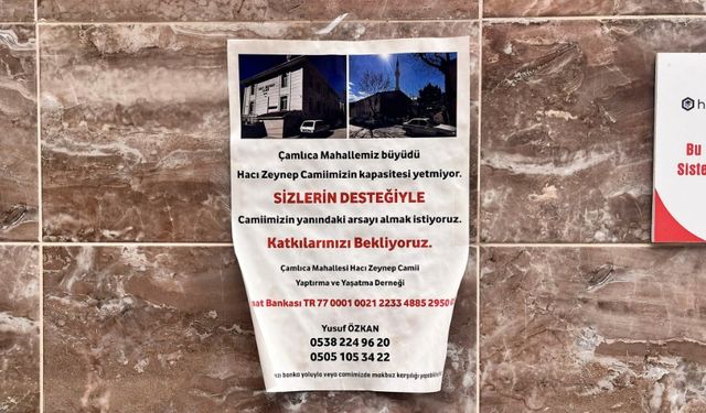 Camiye sığmıyoruz!