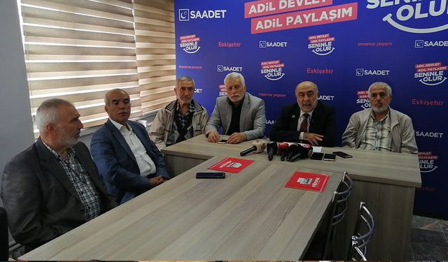 Saadet Partisi Eskişehir iktidara seslendi: 480 Milyar TL nerede?