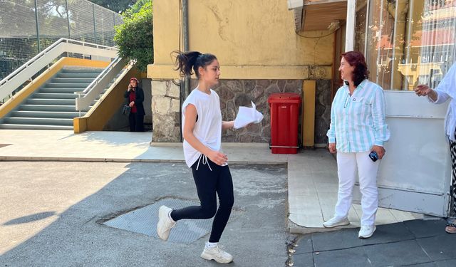 Sınava son dakikada koşan adaylar sınava yetişti