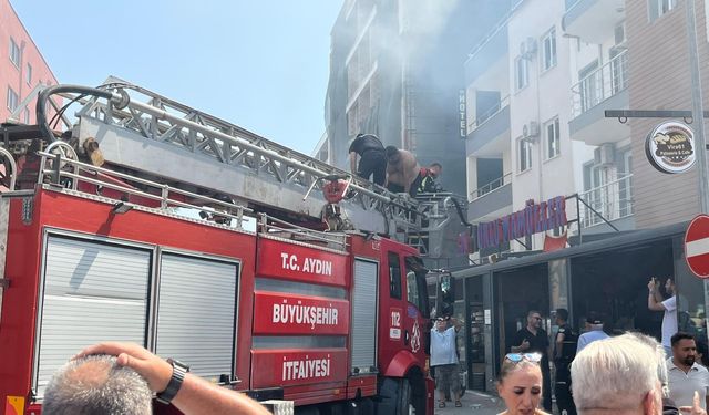 Kuşadası'nda yangın!