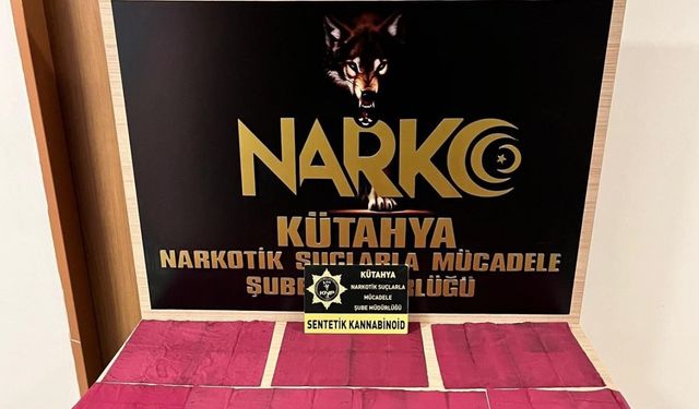 Kütahya’da uyuşturucu ticareti yaptıkları iddiasıyla 2 zanlı tutuklandı