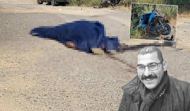 Korkunç kaza: Motosiklet ikiye katlandı, sürücü hayatını kaybetti