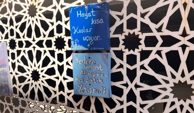 Eskişehir'deki otelden sigara izmariti mesajı