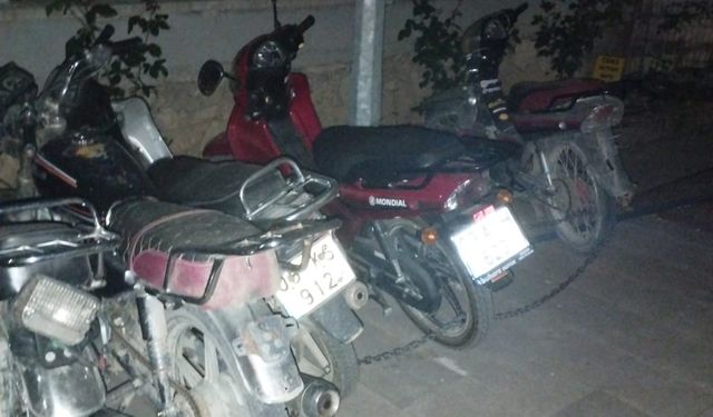Ekiplerin denetiminde 20 motosiklete trafikten men!