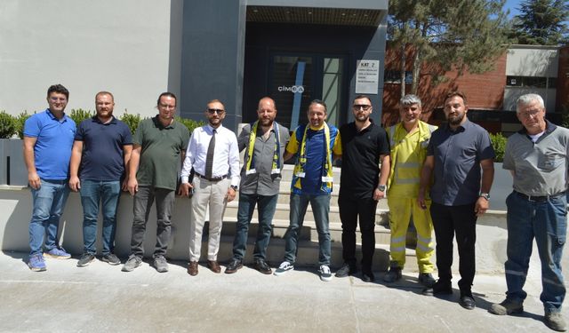 Çukurhisarspor yönetiminden önemli ziyaret