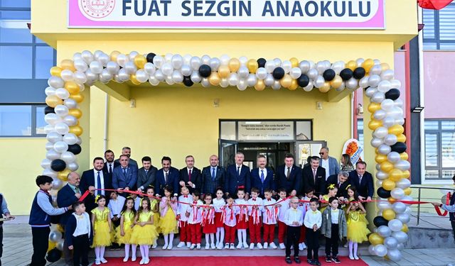 Vali Aksoy, Fuat Sezgin Anaokulu’nun açılışına katıldı