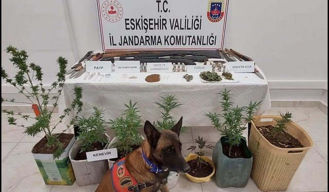 Eskişehir’de zehir ve silah operasyonu: 7 şüpheli yakalandı