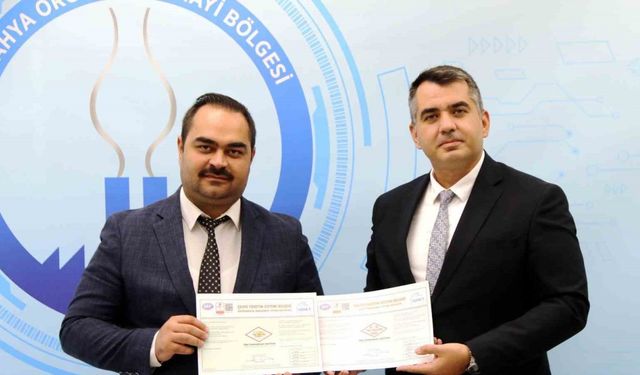 Kütahya OSB, kalite standartlarında önemli bir başarıya imza attı