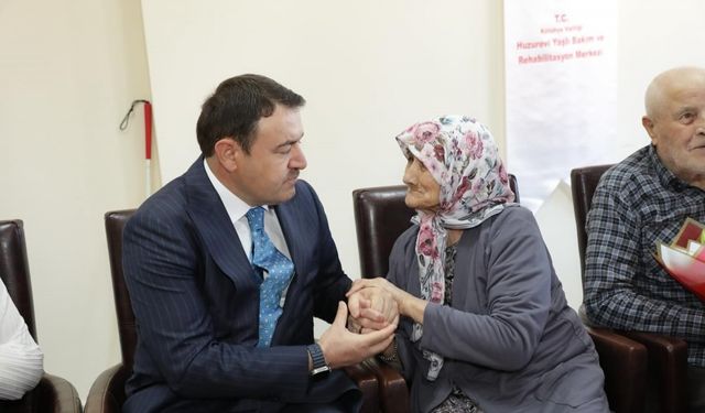 Vali Musa Işın’dan huzurevi ziyareti
