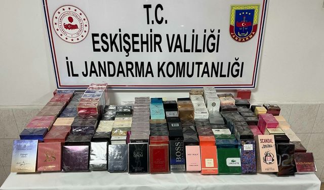 Eskişehir’de Jandarmadan kaçak parfüm operasyonu